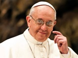 il saluto a Papa Francesco