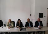 Un momento della conferenza stampa