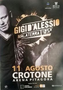 La locandina del concerto