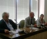 Un momento della conferenza stampa