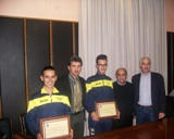 Un momento della cerimonia