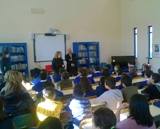 Uno degli incontri presso le scuole