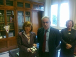 II prefetto Tirone ed il sindaco Vallone