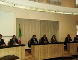 Un momento della conferenza stampa