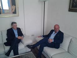 Il presidente Gabellone ed il presidente Pugliese