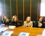 Un momento della conferenza stampa