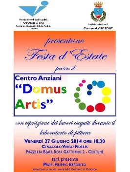 Festa d'estate al Centro Domus Artis