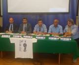 Un momento della conferenza stampa