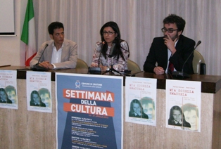 Un momento della conferenza stampa