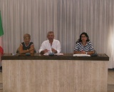 Un momento della conferenza stampa