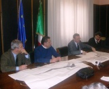 Un momento della conferenza stampa