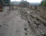 Il cantiere a Parco Carrara