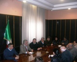 Un momento della conferenza stampa
