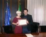 La visita di Elvya alla Casa Comunale