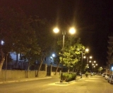 Impianto di illuminazione in Via Regina Margherita