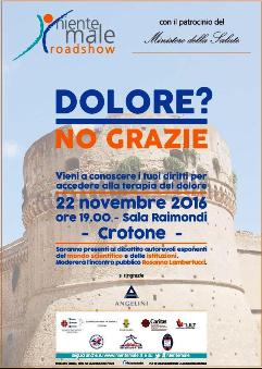 Dolore? No grazie