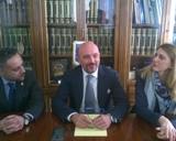 Un momento della conferenza stampa