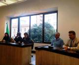 Un momento della conferenza stampa
