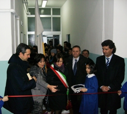 Un momento dell'inaugurazione