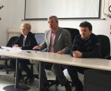 Un momento della conferenza stampa