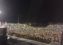 Il pubblico al concerto dei Litfiba