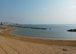 Un tratto di spiaggia