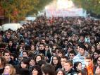 Il corteo degli studenti