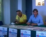 Un momento della conferenza stampa
