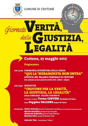 Giornata della Verità, della Giustizia, della Legalità