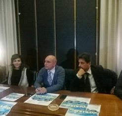 Un momento della conferenza stampa