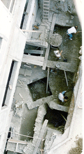 Foto del cantiere del 1991