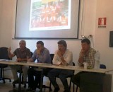 Un momento della conferenza stampa