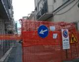 Il cantiere di via Interna Marina