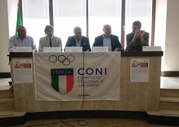 Un momento della conferenza stampa