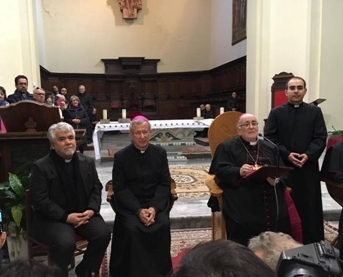 La lettura della bolla papale nella Basilica Cattedrale