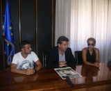 Un momento della conferenza stampa