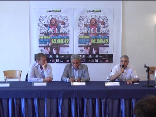 un momento della conferenza stampa di presentazione